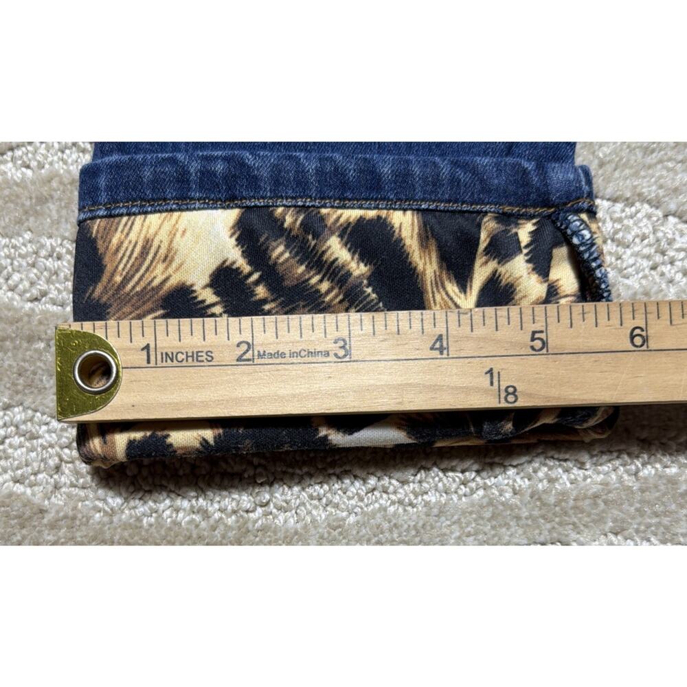 Kancan Jeans Women's Vienna Leopard Skinny Ankle Cut 31709 Size 13/30 - Picture 5 of 8